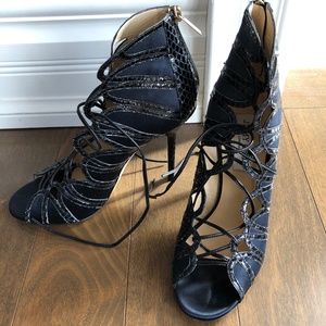 Jimmy Choo Lace Up Heels